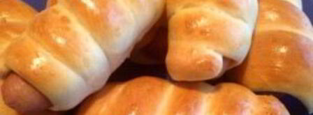 тесто для пирожков с сосиской. Шаг 6