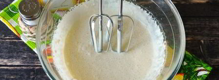 тесто для пиццы на сметане и майонезе. Шаг 5