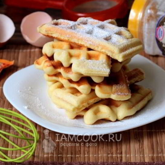 Рецепт тесто для вафель