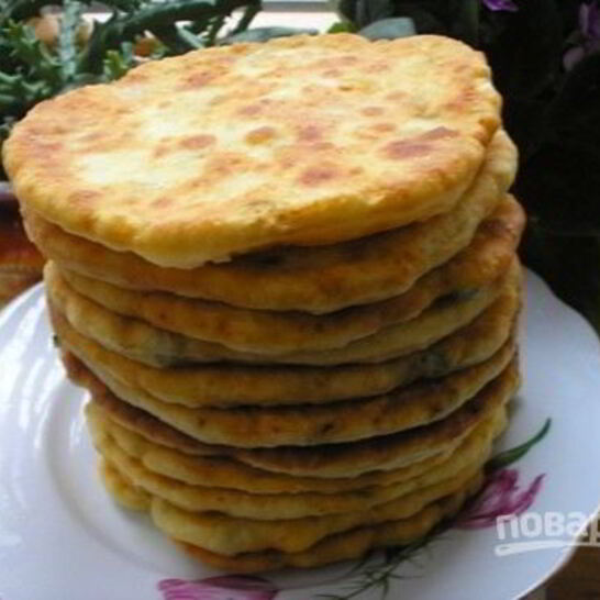 Рецепт тесто на кефире для лепешек на сковороде