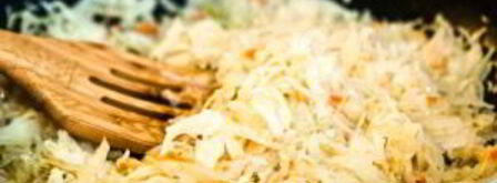 тесто на кефире с капустой. Шаг 9