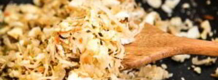 тесто на кефире с капустой. Шаг 10