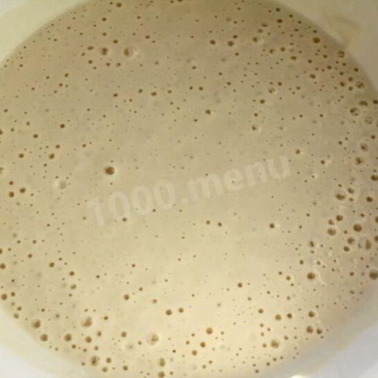 Рецепт жидкое пышное тесто для пирога