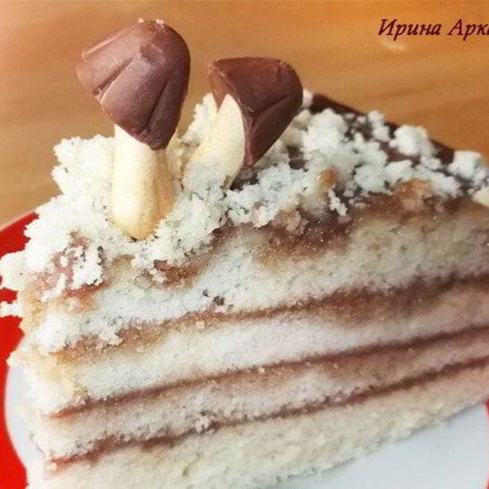 Рецепт бисквит в микроволновке за пять минут