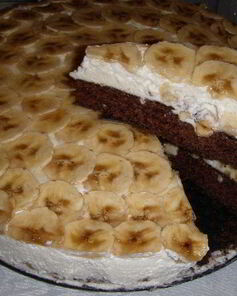 Банановый торт