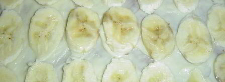 медовик с апельсинами и бананами. Шаг 3