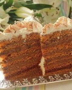 Медовик в мультиварке шоколадный бисквит