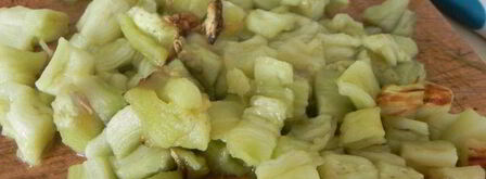 наполеон из баклажанов с нори. Шаг 3