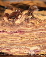 Наполеон с шоколадным кремом