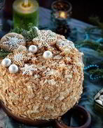 Наполеон с заварным карамельным кремом