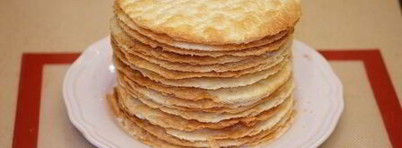 наполеон с заварным карамельным кремом. Шаг 10