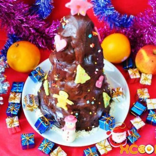 Рецепт новогодний торт елка