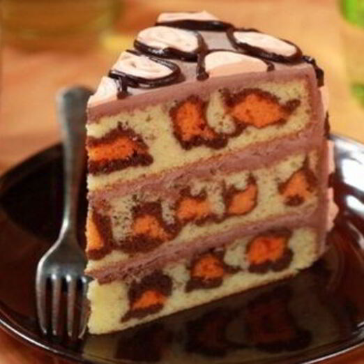 Оригинальный Леопардовый торт