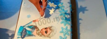 торт холодное сердце. Шаг 8