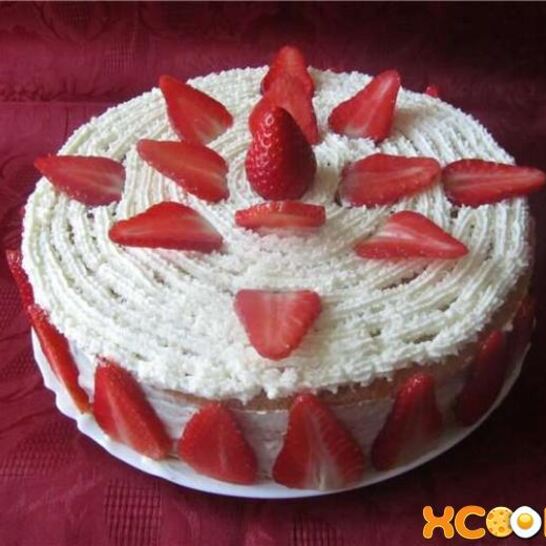 Рецепт торта клубники со сливками