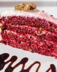 Торт Красный бархат без красителя