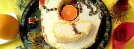 торт петушок новогодний. Шаг 12