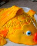 Торт Рыба из мастики