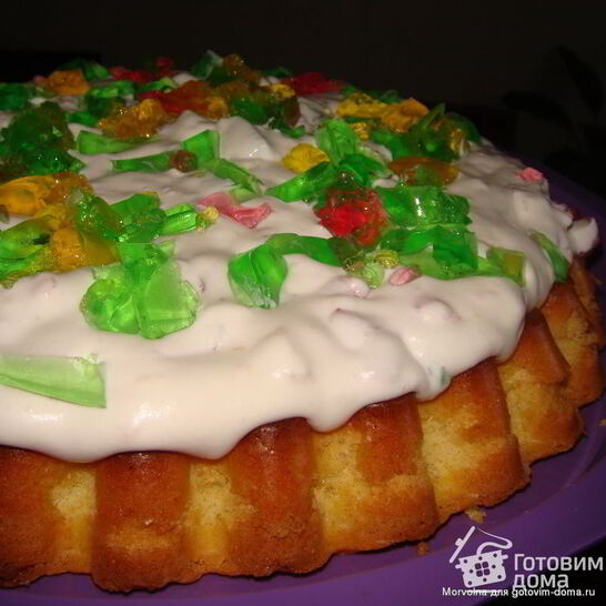 Рецепт торт цветной галаретковец