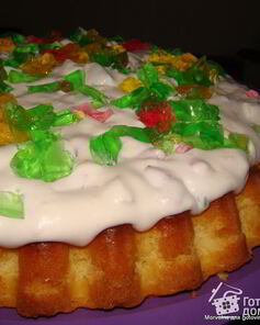 Торт Цветной галаретковец