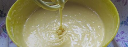 торт зебра на кефире. Шаг 4