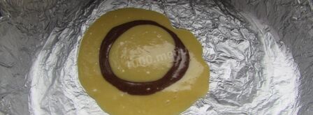 торт зебра на кефире. Шаг 7