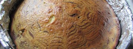 торт зебра на кефире. Шаг 10