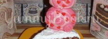 торт женское сердце. Шаг 8