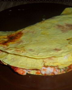 Тортильи с яйцом