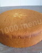 Воздушный бисквит для торта