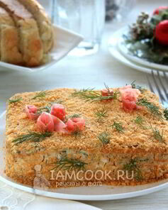 Закусочный торт из крекера