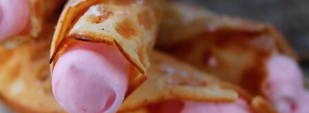 вафельные трубочки. Шаг 8