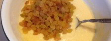 выпечка с изюмом. Шаг 3