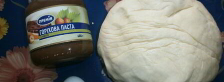 выпечка с шоколадно-ореховой пастой. Шаг 7