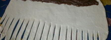 выпечка с шоколадно-ореховой пастой. Шаг 10