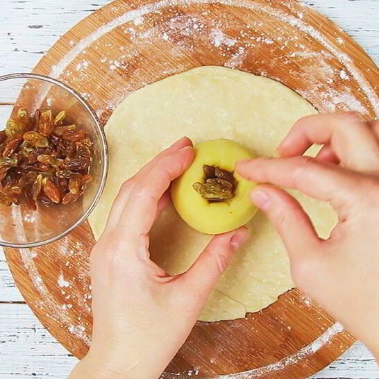 Рецепт яблоки в тесте