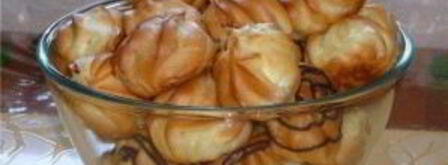 профитроли с заварным кремом. Шаг 3