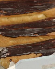 Эклеры со сливочным кремом