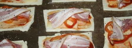 закусочные слойки с беконом. Шаг 3