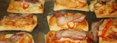 закусочные слойки с беконом. Шаг 4