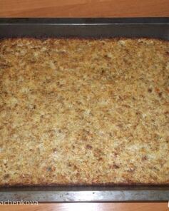 Картофельная запеканка с мясным фаршем под сыром