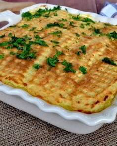 Картофельная запеканка с овощами