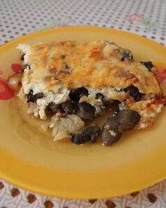 Картофельно-грибная запеканка