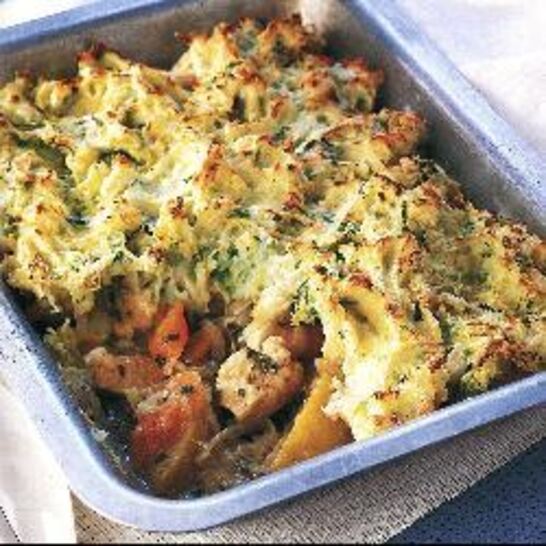 Рецепт колканон — запеканка из курицы с картофельным пюре