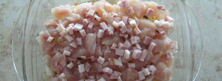 нежная запеканка с куриным филе. Шаг 3