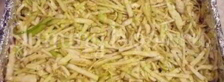 похрустывающая запеканка из капусты с грецким орехом. Шаг 14