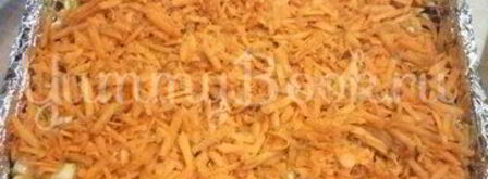 похрустывающая запеканка из капусты с грецким орехом. Шаг 15