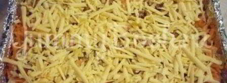 похрустывающая запеканка из капусты с грецким орехом. Шаг 17