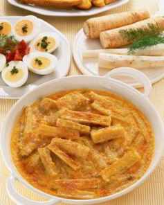 Сливочная сырная запеканка из пастернака