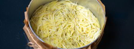 слоеная запеканка с картофелем и грибами. Шаг 7